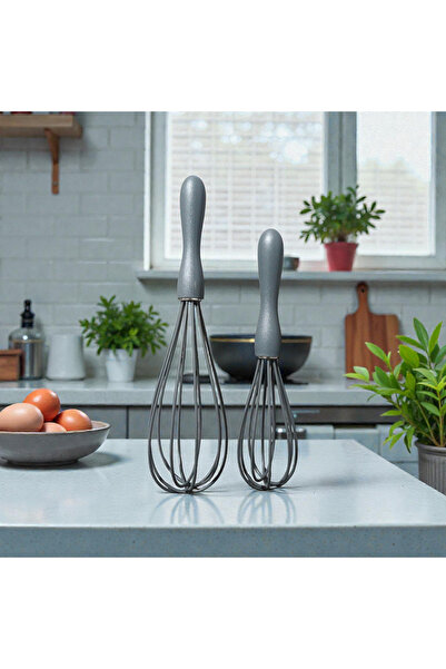 IVORY طقم خفاقة سيليكون مكون من قطعتين باللون الرمادي الأنكاكيت