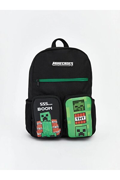 LC Waikiki Crni Minecraft Štampano Dečak Ranac (S6)