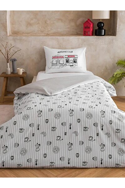 LC Waikiki Mixed Printed Single Duvet Cover Set (S6)