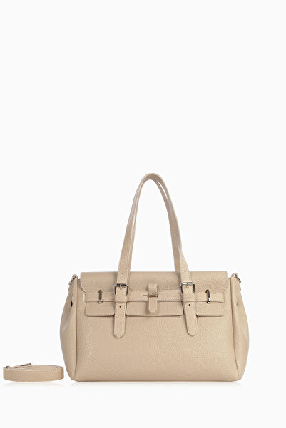 Tuğba Kemer Detaylı Çanta - Bej