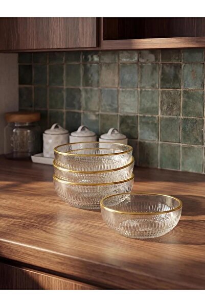 LC Waikiki Colorless Glass Bowl Set of 4 (S6)