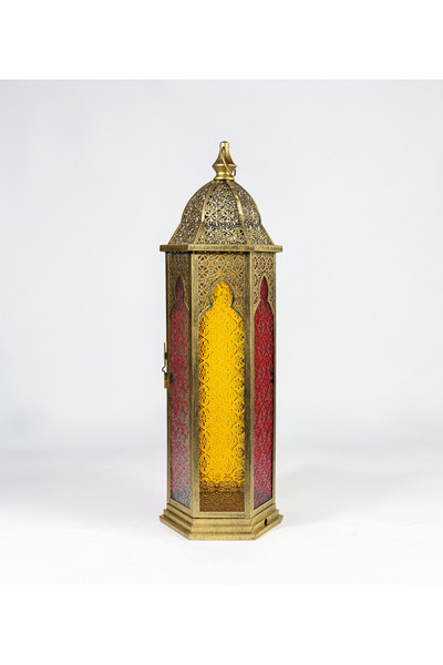 The Artistic Jewel Golden Ramadan lantern, 66 cm tall
