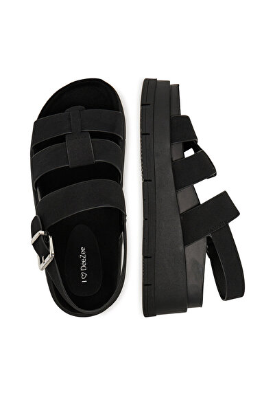 DeeZee Sandals Women Black 62273-3