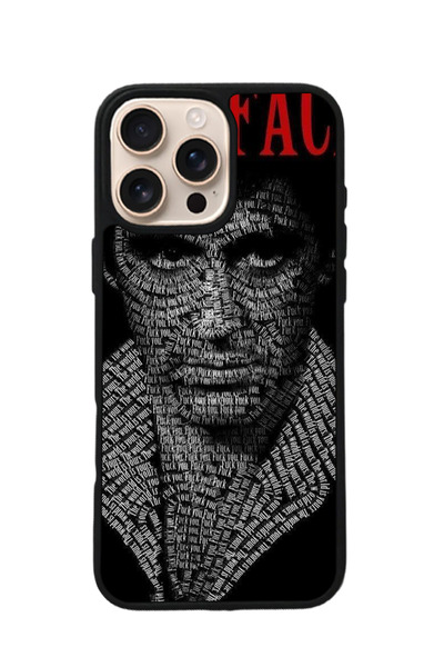 SCALETA CASE iPhone 14 Pro Max Uyumlu Tony Montana Tasarımlı Glossy Mat Siyah...