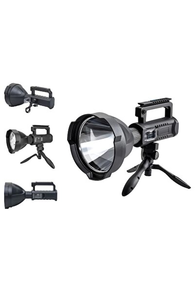 ANGMAD LED Flashlight with Tripod and Powerbank, 3000 Lumens, XHP50, IPX6, Re...