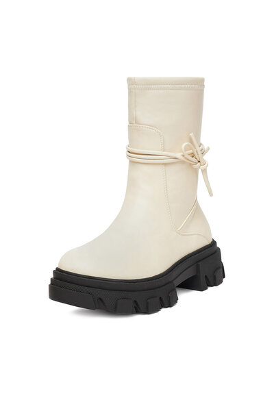 DeeZee ankle boots women ecru 13105 3