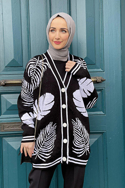 İbrahim Burak Etiler Collection Fashion Stripe Knitwear Cardigan