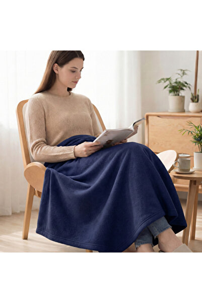 Prime Sleeks Thick Textured Single Wool Tv Blanket Sofa Shawl Knee Blanket 12...