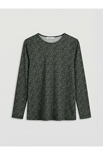 LC Waikiki Μπλούζα με μπεζ σχέδιο σε σχήμα πεταλούδας (S6)