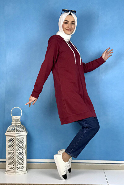 İbrahim Burak Etiler Collection غطاء بسحاب باللون العنابي