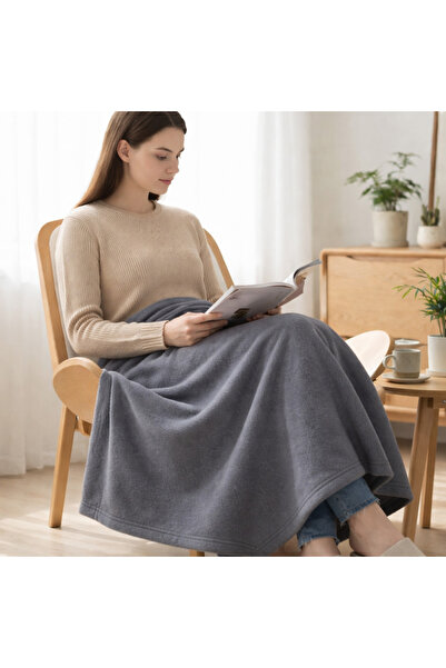 Prime Sleeks Thick Textured Single Wool Tv Blanket Sofa Shawl Knee Blanket 12...