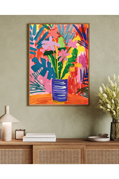 woodhomeworks Tablou decorativ pentru birou, dintr-o singură piesă, seria Mat...