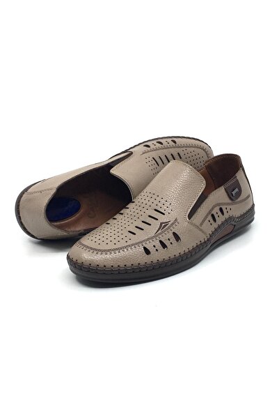 CATELLİ 100% Γνήσιο Δέρμα Ανδρικά Ορθοπεδικά Καλοκαιρινά Άνετα Παπούτσια με Τ...