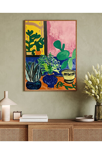 woodhomeworks Tablou decorativ pentru birou, dintr-o singură piesă, seria Mat...