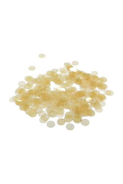 Serhat Aksesuar ve El İşçilik Şeffaf Sarımsı 12 mm Yandan Delikli Plastik Pul...