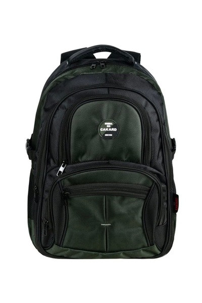 CAKARD 4001 Black Khaki Waterproof Orthopedic Multi-Compartment Laptop School...