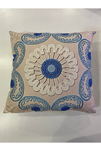 ART ÇEYİZ Digital Printed Throw Pillow Cover 2 Pieces Suede Fabric