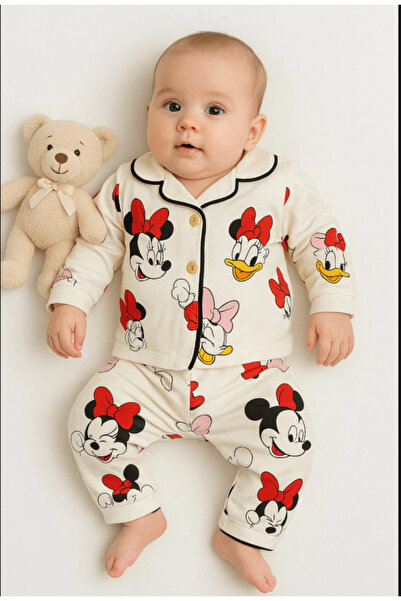 minipanda Girls Boys Unisex Luxury Top-Bottom 2 Piece Patterns Vibrant Cotton...