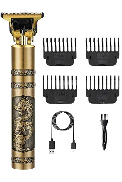 F.A.M.S Professional Hair Clipper for Men – Cordless T-Blade Trimmer with 4 G...