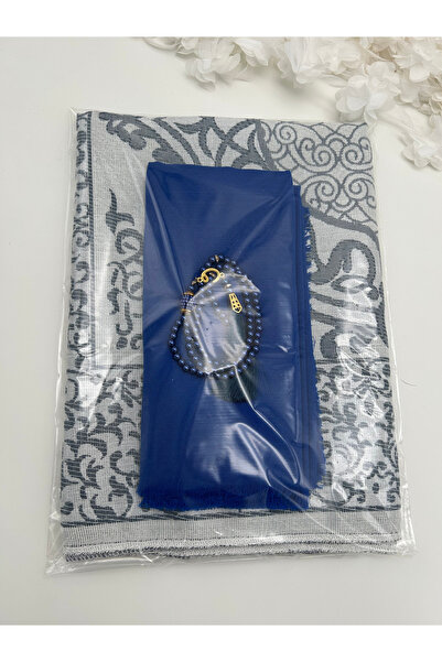 LenaToptan 10 Pieces Prayer Rug, Flared Scarf and Prayer Beads Set, Hajj Umra...