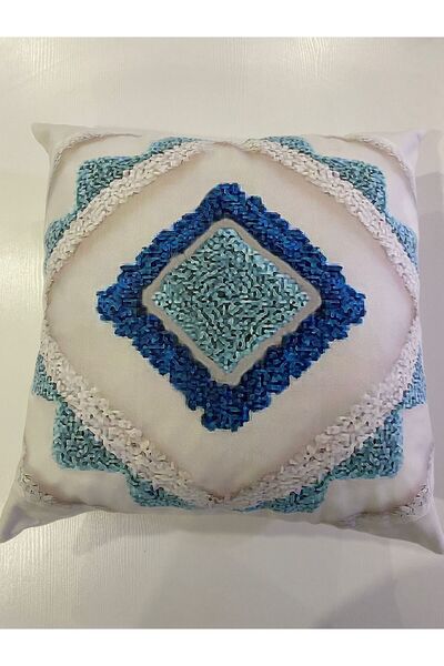 ART ÇEYİZ Digital Printed Throw Pillow Cover 2 Pieces Suede Fabric