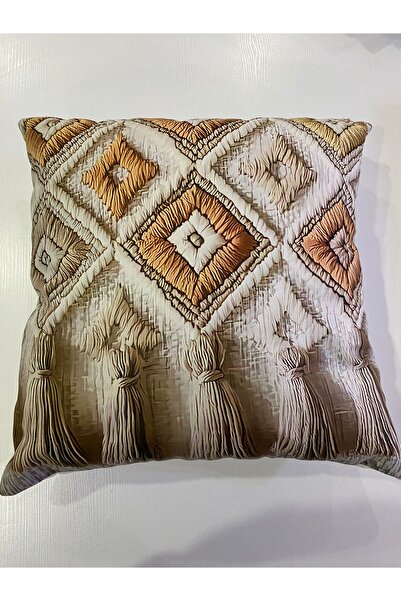ART ÇEYİZ Digital Printed Throw Pillow Cover 2 Pieces Suede Fabric