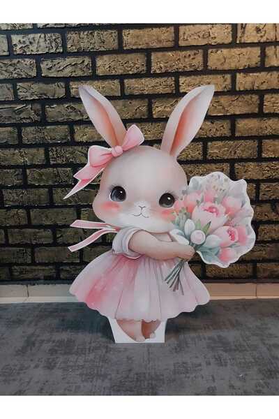 Bolat Dijital SEVİMLİ Tavşan Ayaklı Maket 50cm