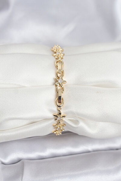 Lisinya Brass Gold Color Vip Series Row Stone Star Model Zircon Stone Women's...