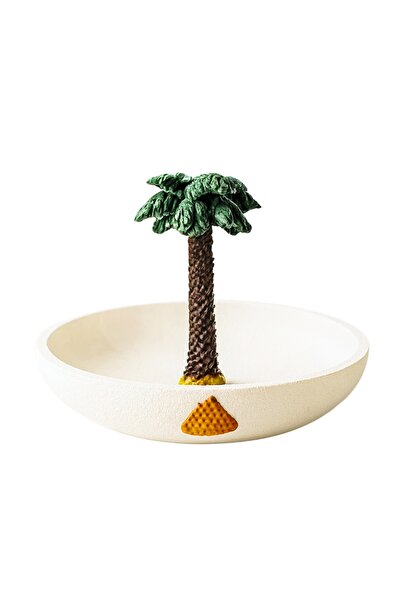 Saudi Arabia Ceramic Palm Tree Trinket Dish Home Decor