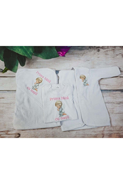 OBSIDION Set PRIMA BAITA cu nasii - ingeras - 4 piese - roz