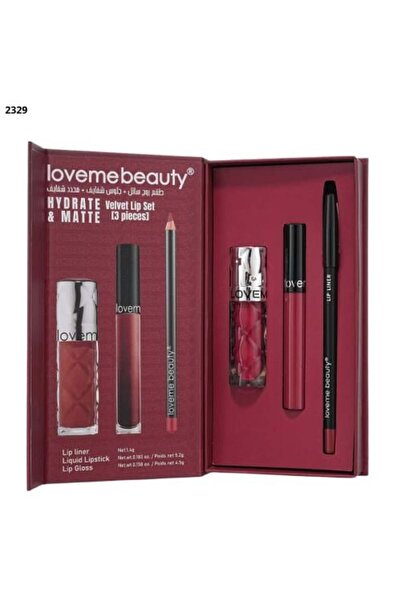 Lafme Beauty مجموعة أحمر شفاه – وردي كلاسيكي