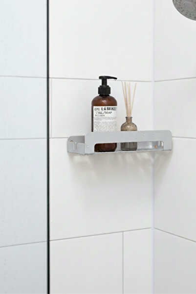 Grandmix Metal Bathroom Shelf Wall Mounted 30 cm Decorative Kitchen Spice Rac...