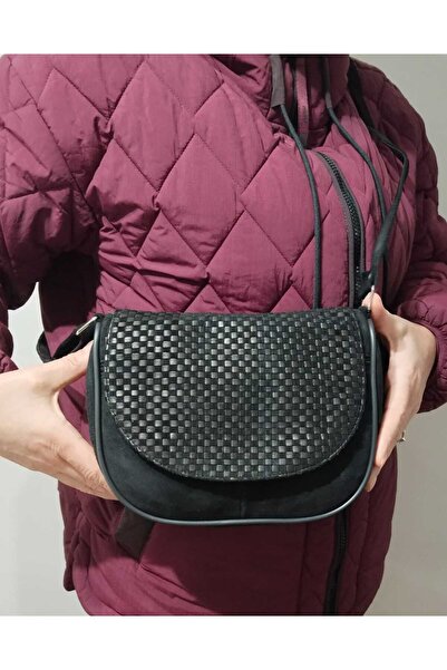 atter Genuine Suede Leather Women's Bag (23cm X 19cm)