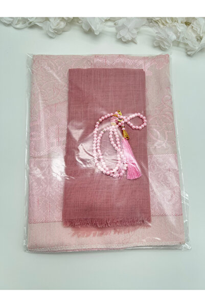 LenaToptan مجموعة من 10 سجادات صلاة وشالات وسبحة هدايا الحج والعمرة ومولود