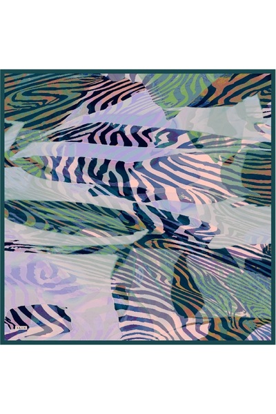 Aker Silk Scarf - Crepe Satin - Sura - 9073701-352