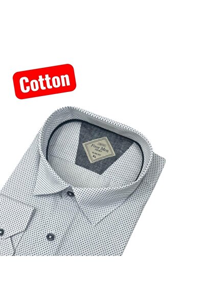 EREN STYLE Slim Fit Cotton Long Sleeve Shirt with Hidden Button Collar, Quali...