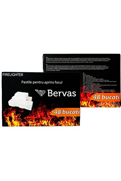 Bervas SET DE 10 PASTILE APRINS FOCUL