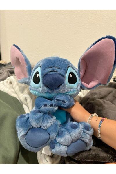 onestophube Kadife Dokulu Tüylü stitch Peluş Oyuncak 30 Cm