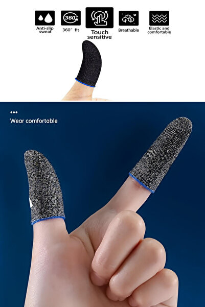 ucuzmi Giyilebilir Profesyonel E-Spor Pubg mobile Oyun Full 2 Parmak Eldiveni...