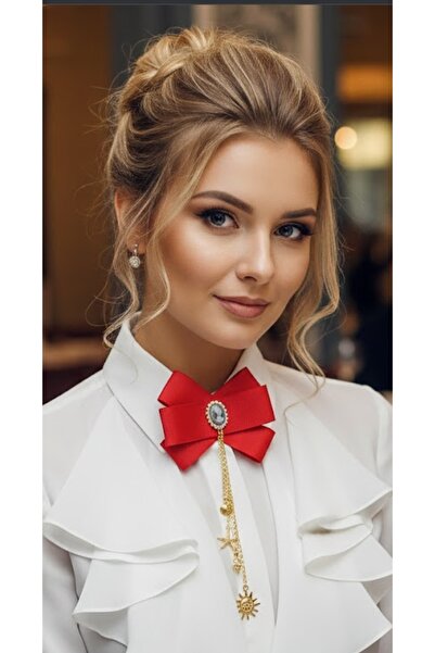 LO ADORO Vintage Victorian and Bee Detailed Brooch Women's Tie Bowtie Elizabe...