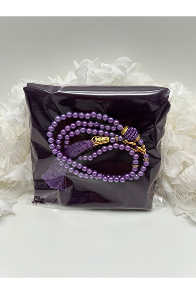 LenaToptan 10 Pieces of Flared Scarves and Prayer Beads Set, Hajj Umrah Mawli...