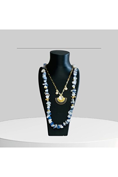 Butik Gold Color Steel Tip with Cat's Eye Combination Glass Broken Stone Wome...