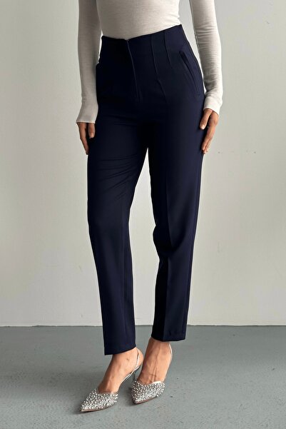 gm giyimarket New Season Women's Modern Cut High Waist Trousers