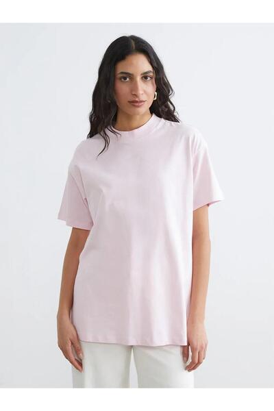 LC Waikiki Brown Crew Neck Women's T-Shirt (S6)