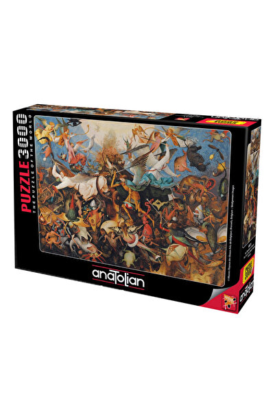 Allians 3000 Parça Yapboz Puzzle - Asi Meleklerin Düşüşü Eğlenceli ve Zihni G...