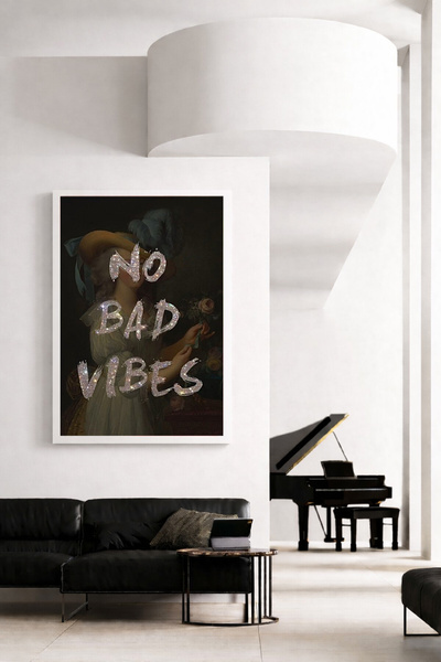 Koi Art Design Λευκό πλαίσιο, μονοκόμματος πίνακας με θέμα τη μοντέρνα τέχνη,...