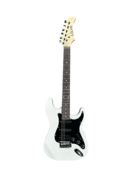 LİLYA St309-ssh/w Elektro Gitar - Beyaz (eğitim - Ssh Strat) | 1 Humbucker - ...