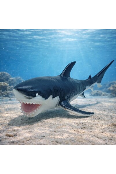 Genel Markalar Deniz Hayvanları Serisi - Megalodon 26 cm (Lisinya)