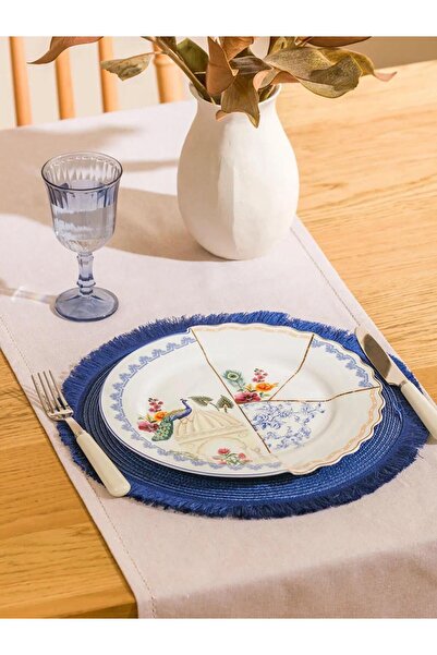 LC Waikiki Printed Porcelain Serving Plate 28 cm (S6)