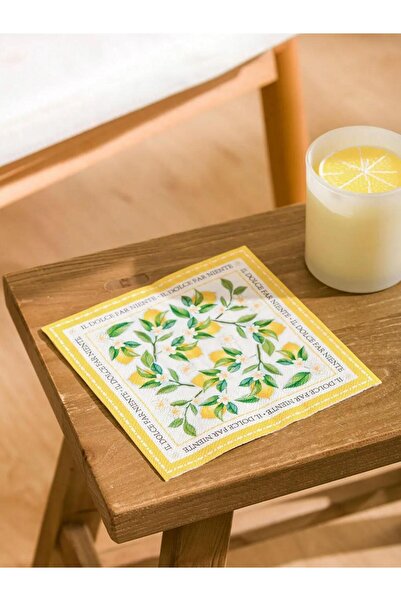 LC Waikiki Limon Baskılı Kağıt Peçete 20 li (S6)